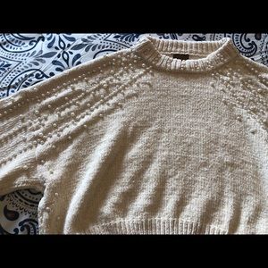 Cute pearl embellished sweater